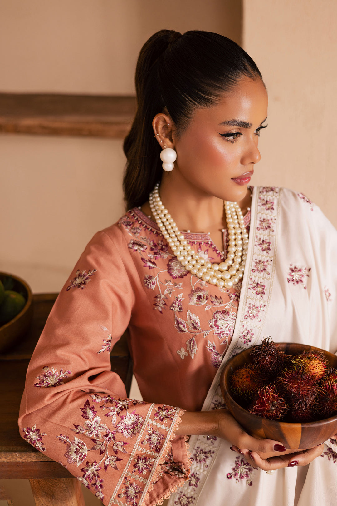 Hunter 3Pc - Embroidered Khaddar Dress