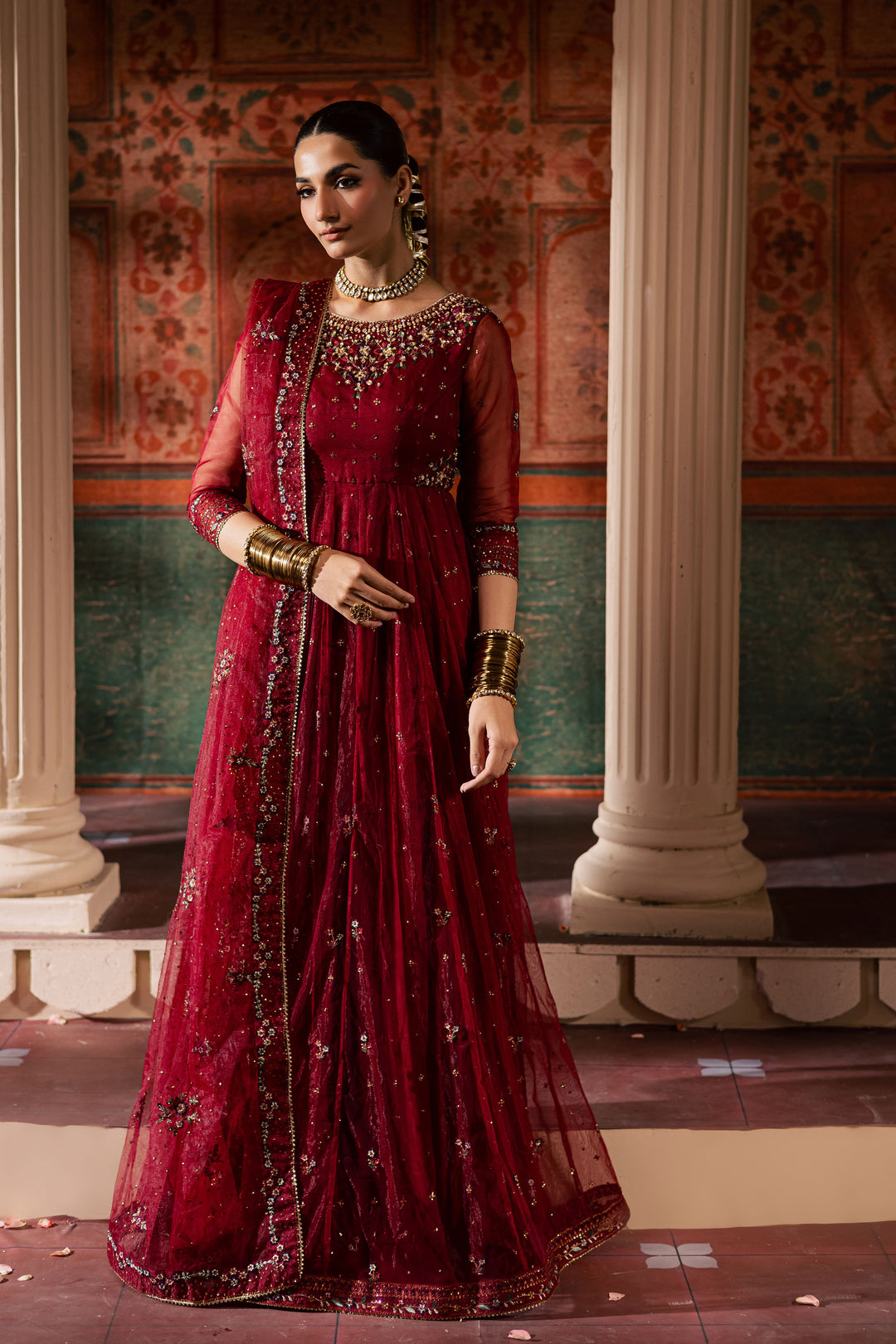 Janan  3Pc - Luxury Wedding Frock
