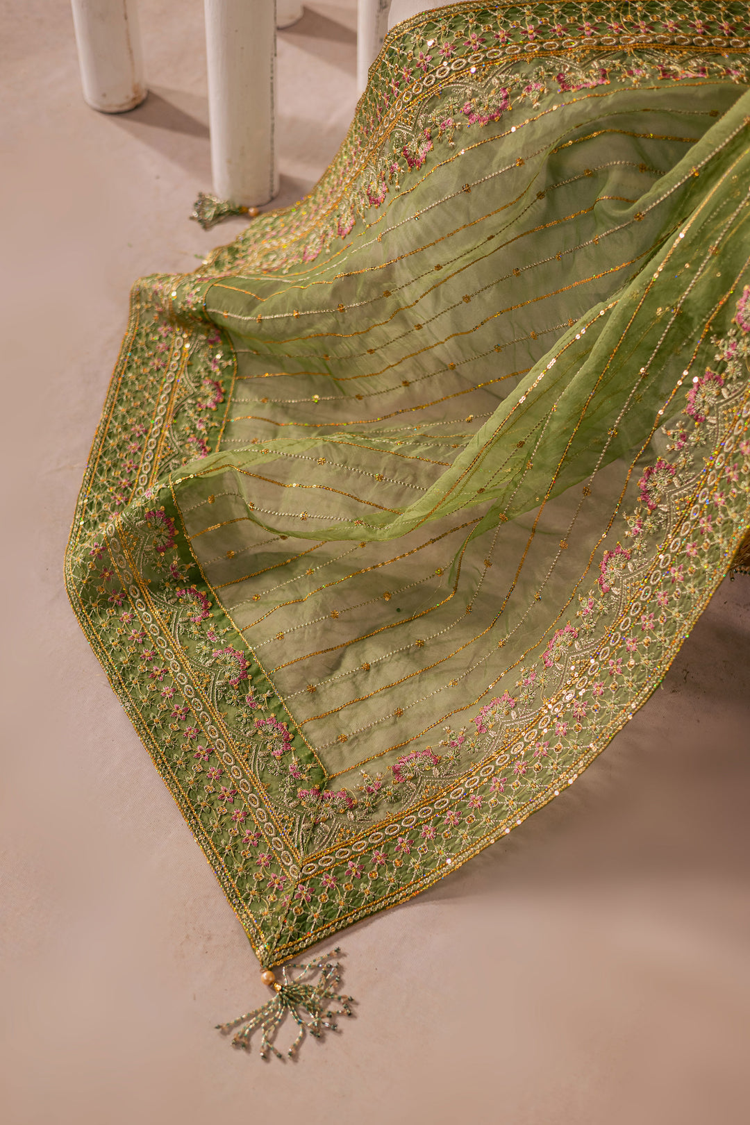 Lailomah 3Pc - Embroidered Luxe Pret