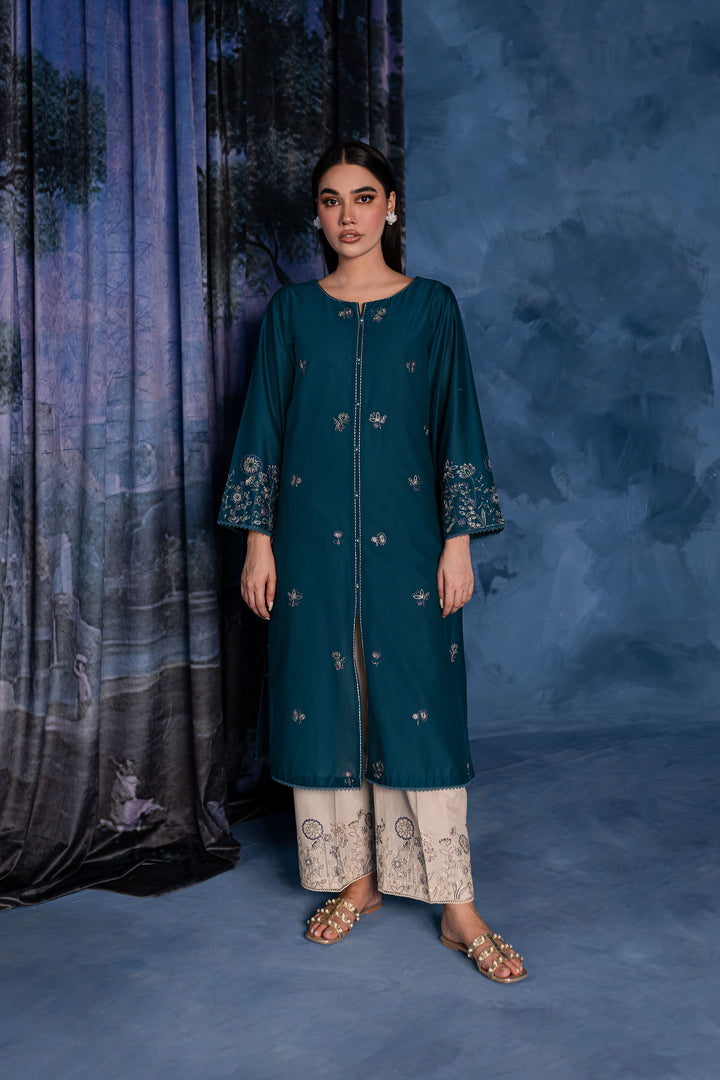 Lunette 2Pc - Embroidered Lawn Dress