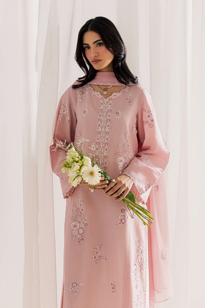 Seda 3Pc - Embroidered Lawn Dress