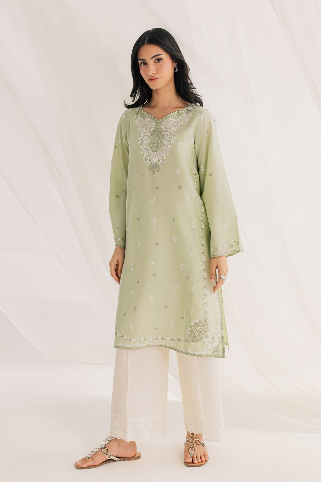 Silah 2Pc - Embroidered Lawn Dress