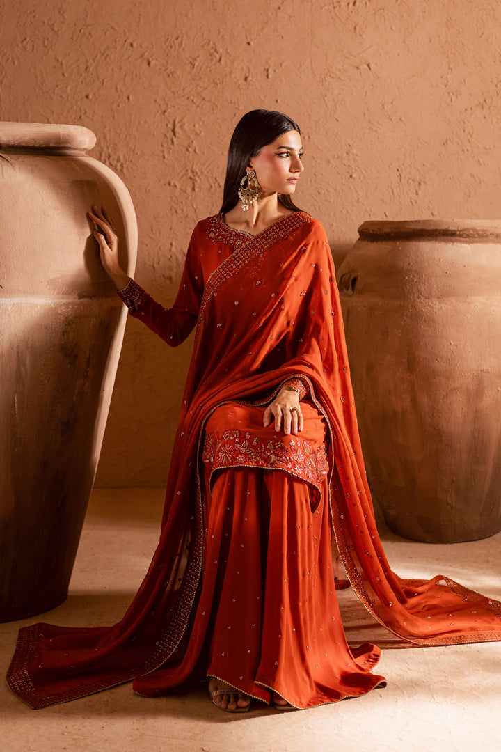 Olive Charm 3Pc- Festive Luxe Pret