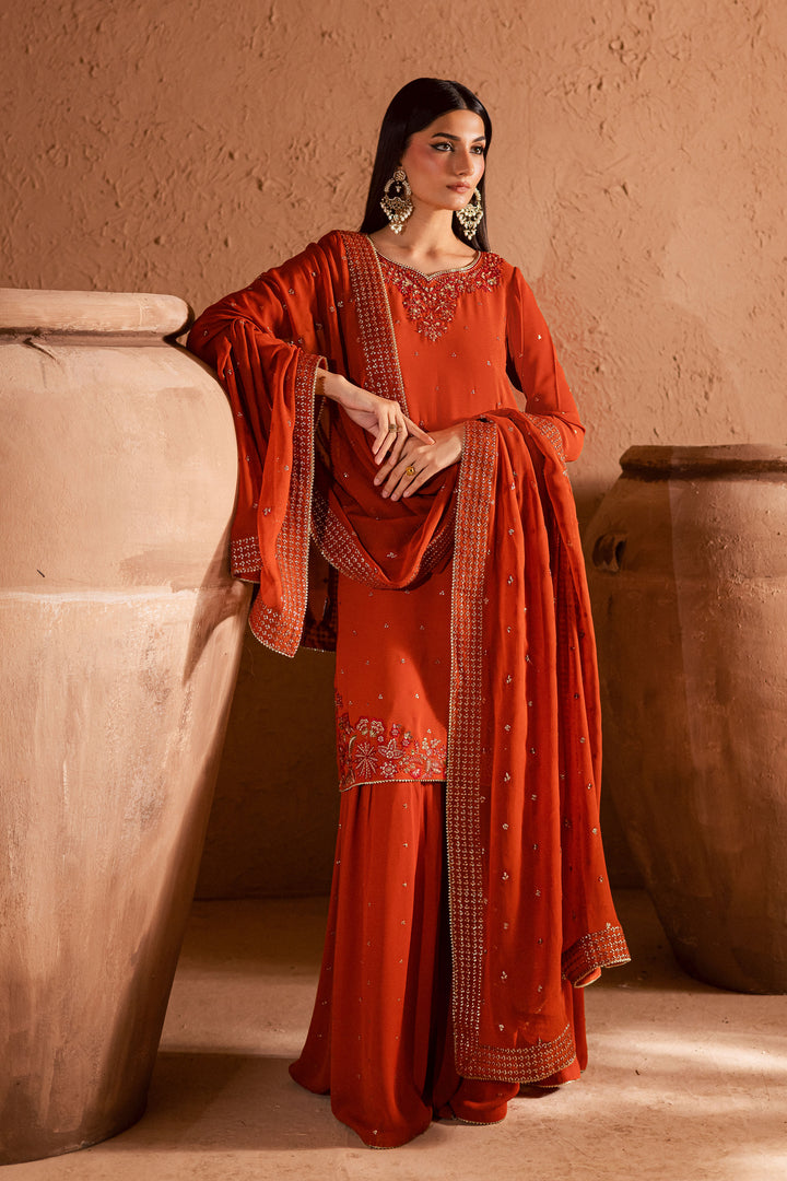 Olive Charm 3Pc- Festive Luxe Pret