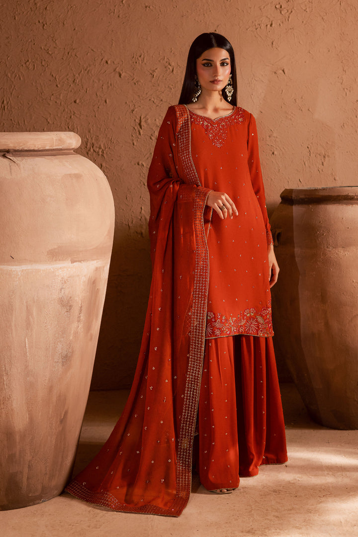 Olive Charm 3Pc- Festive Luxe Pret