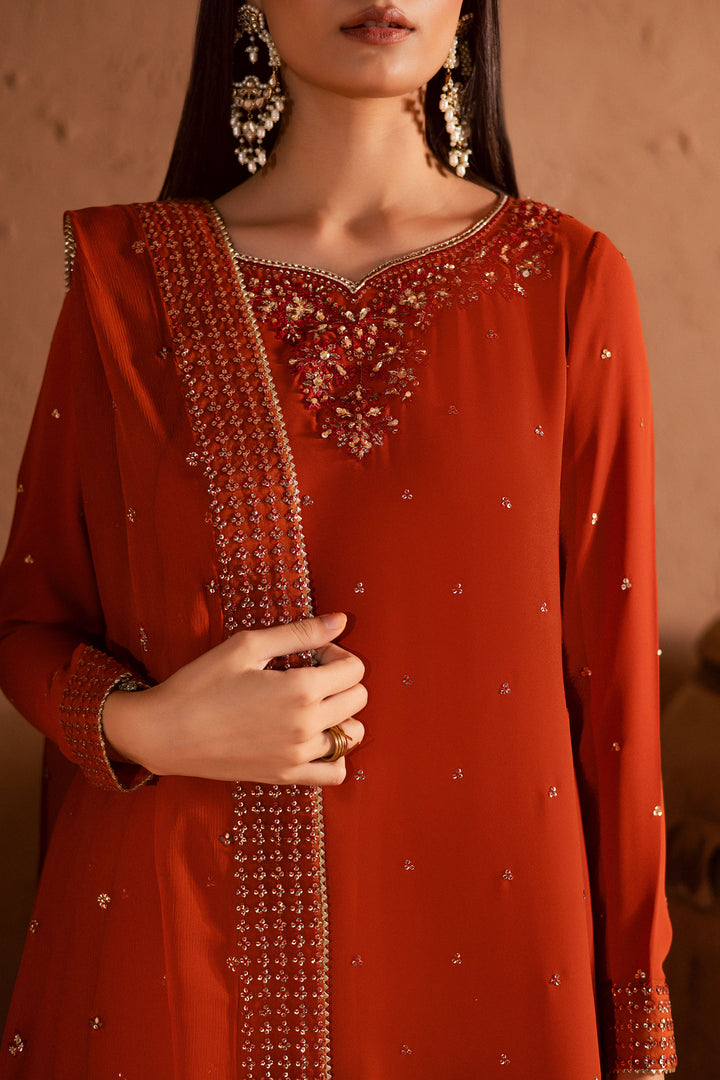 Olive Charm 3Pc- Festive Luxe Pret