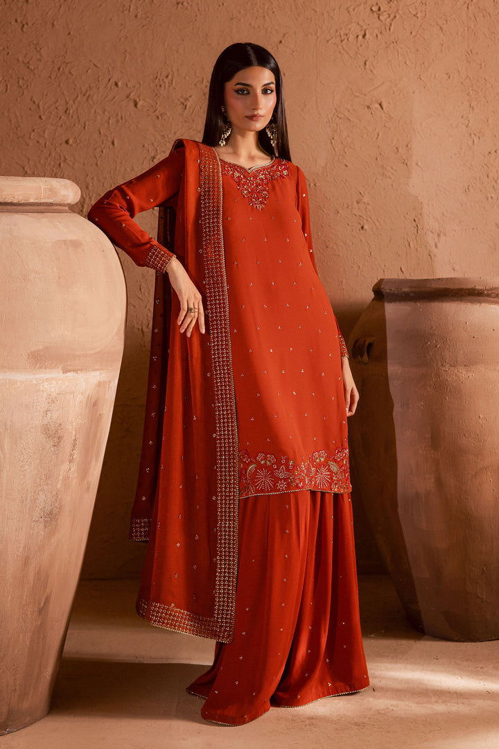 Olive Charm 3Pc- Festive Luxe Pret