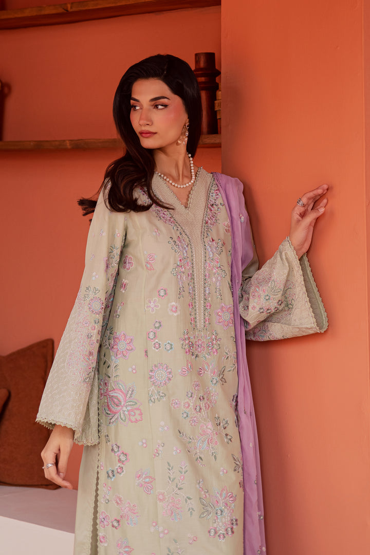 Reeya 3Pc - Festive Embroidered Lawn
