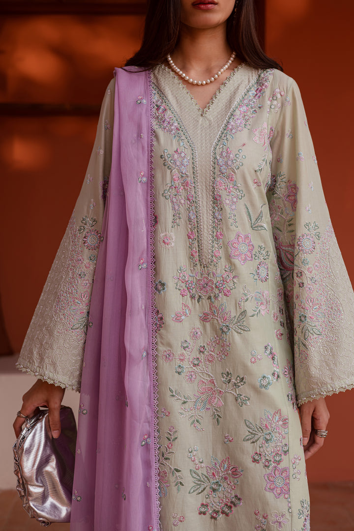 Reeya 3Pc - Festive Embroidered Lawn
