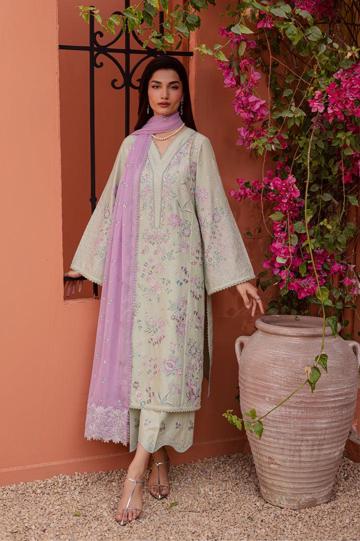 Reeya 3Pc - Festive Embroidered Lawn