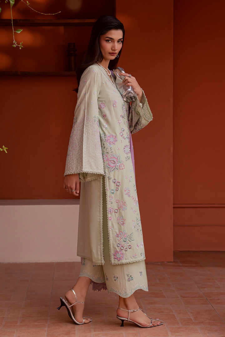 Reeya 3Pc - Festive Embroidered Lawn