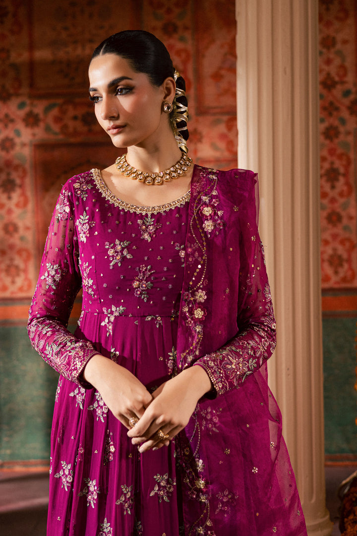 Sehar 3Pc - Chiffon Wedding Frock