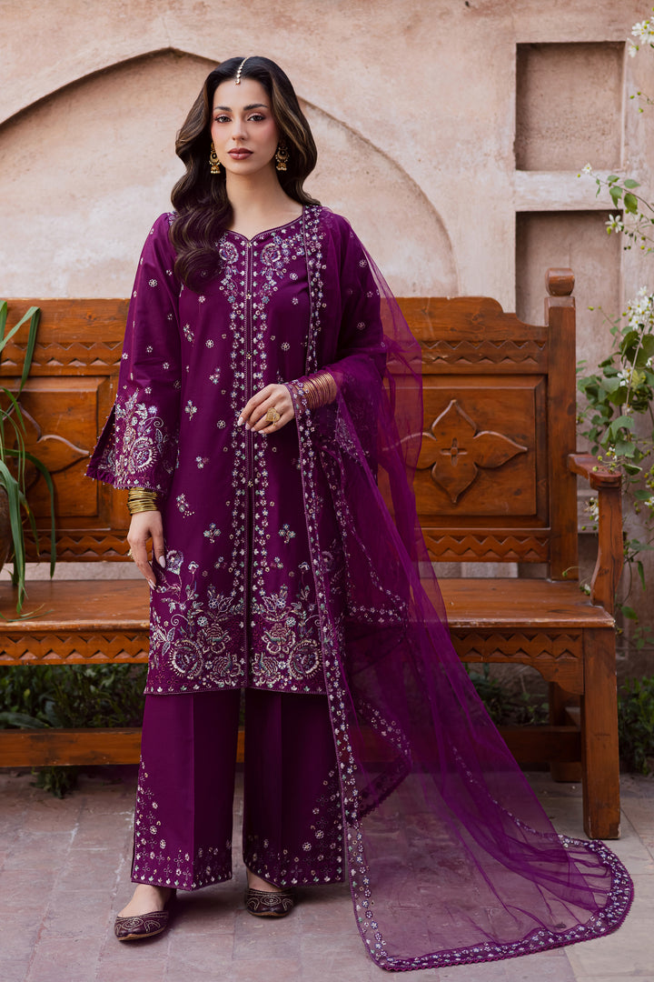 Balter 3Pc - Festive Embroidered Lawn