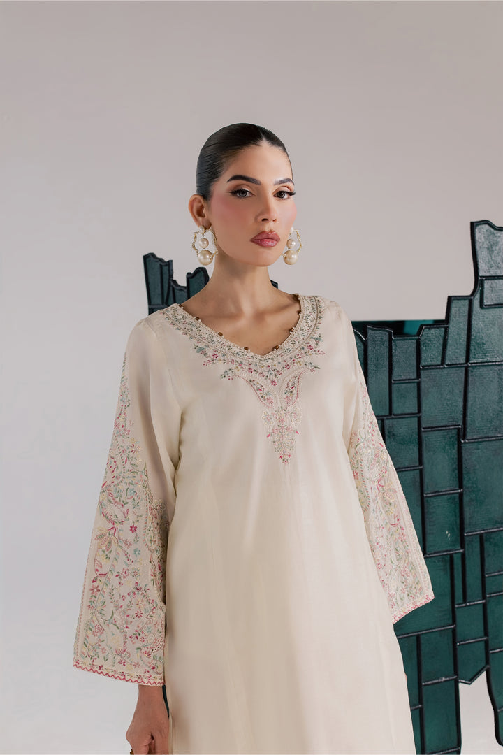 Tiva 2Pc - Luxury Embroidered Lawn