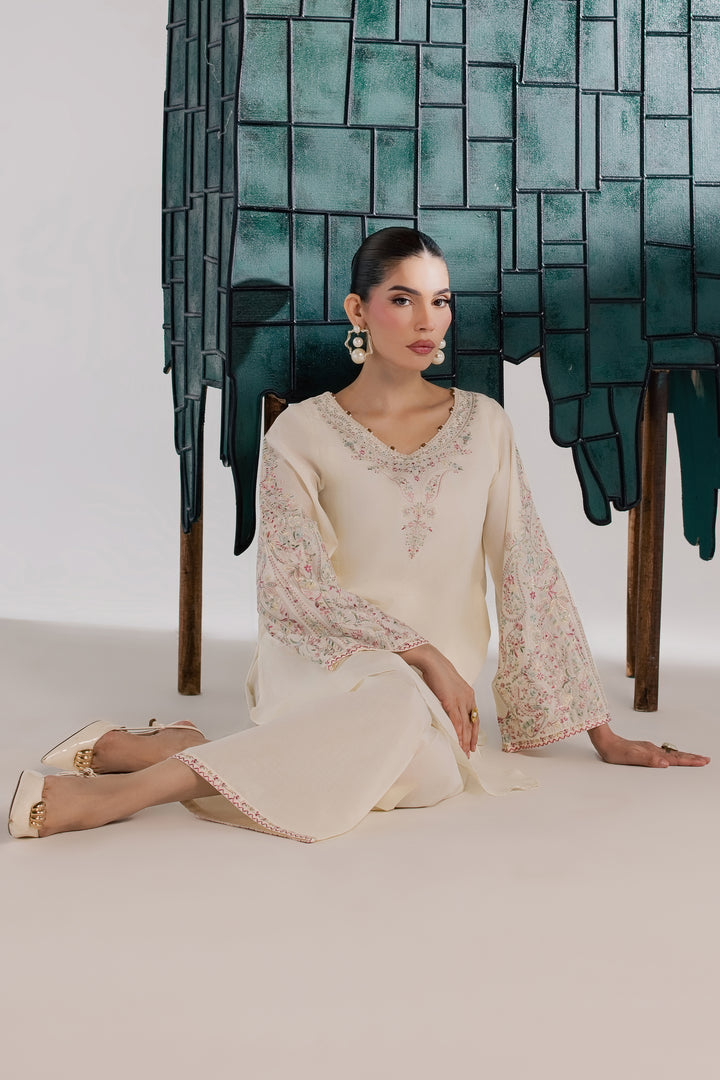 Tiva 2Pc - Luxury Embroidered Lawn