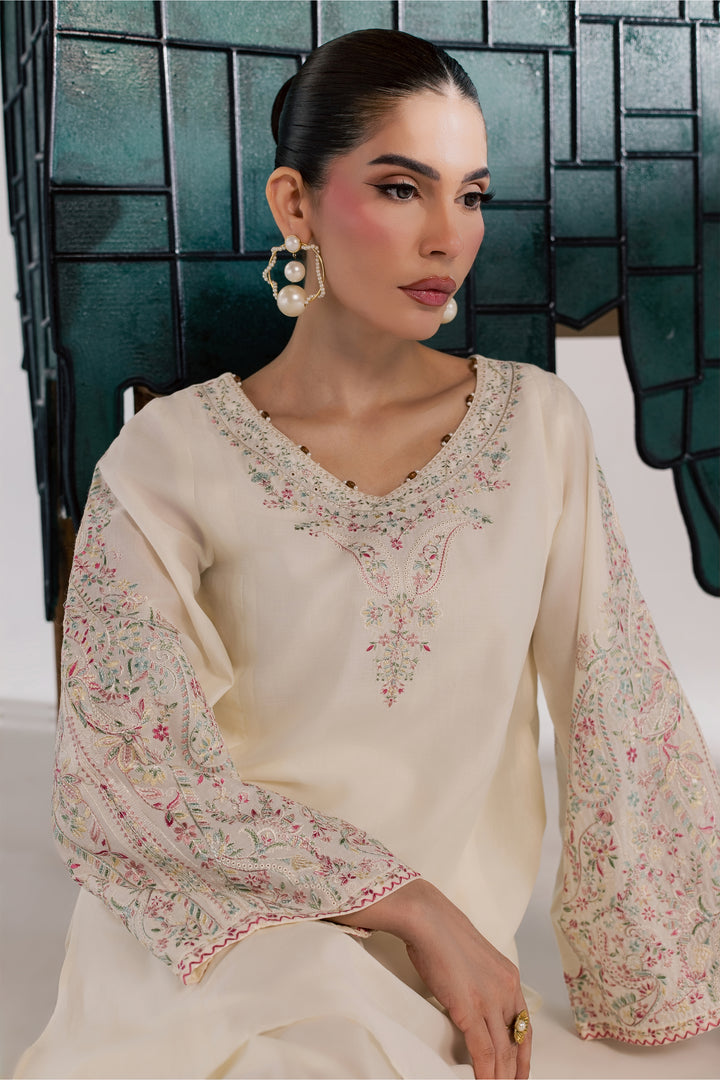 Tiva 2Pc - Luxury Embroidered Lawn