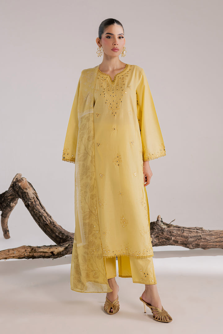 Fiji 3Pc - Luxury Embroidered Lawn