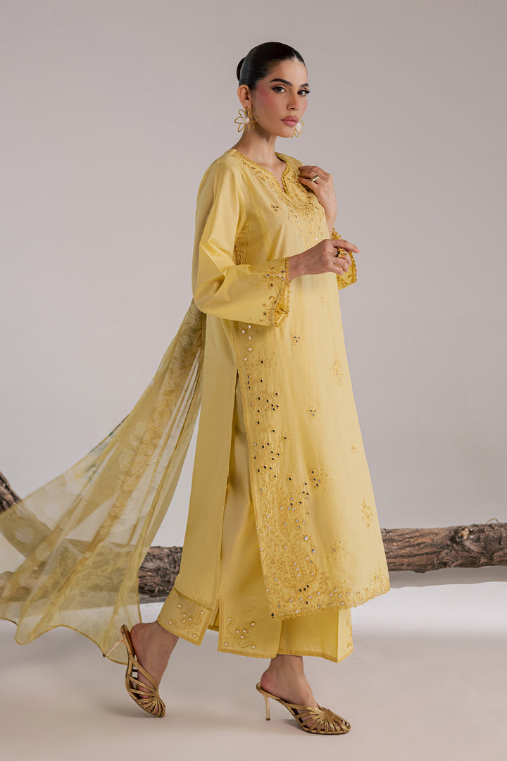 Fiji 3Pc - Luxury Embroidered Lawn