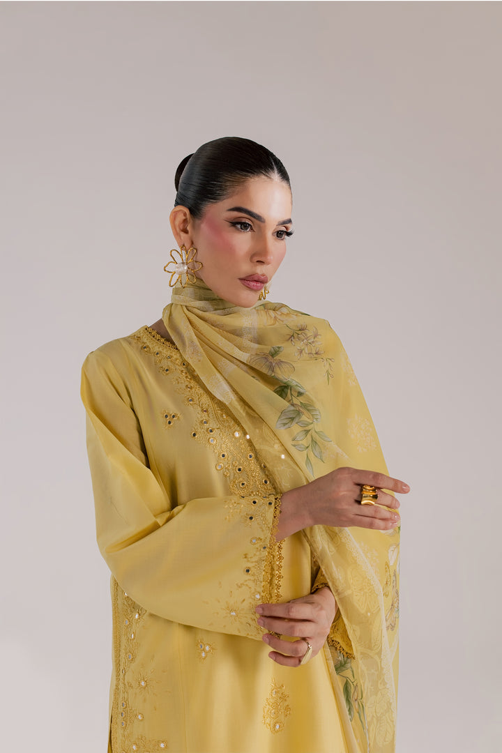 Fiji 3Pc - Luxury Embroidered Lawn