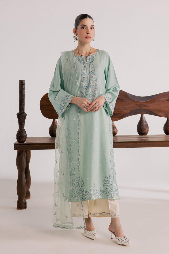 Perth 3Pc - Luxury Embroidered Lawn