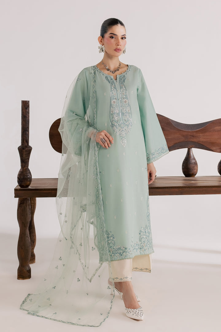 Perth 3Pc - Luxury Embroidered Lawn