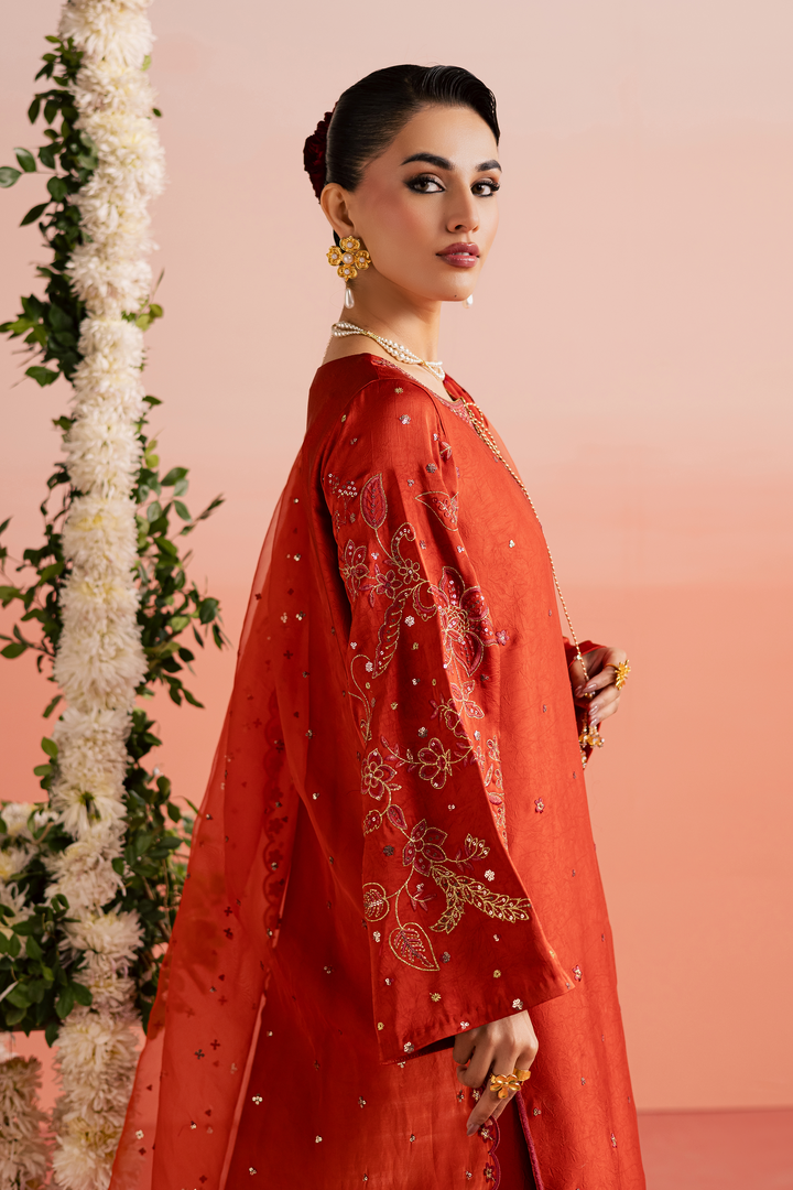 Rust Livia 3Pc - Festive Luxe Pret