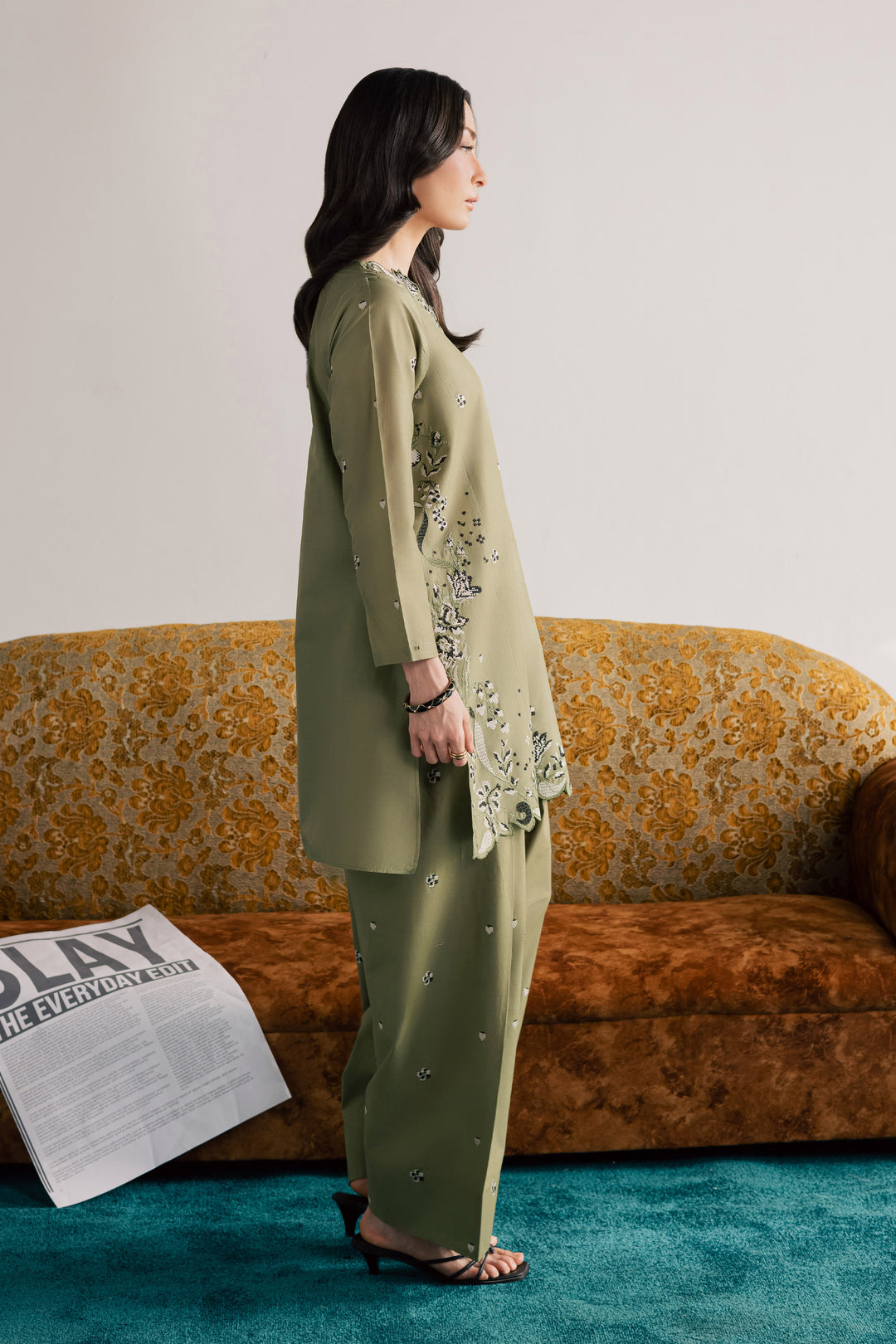 Nazni 2Pc - Embroidered Lawn Dress