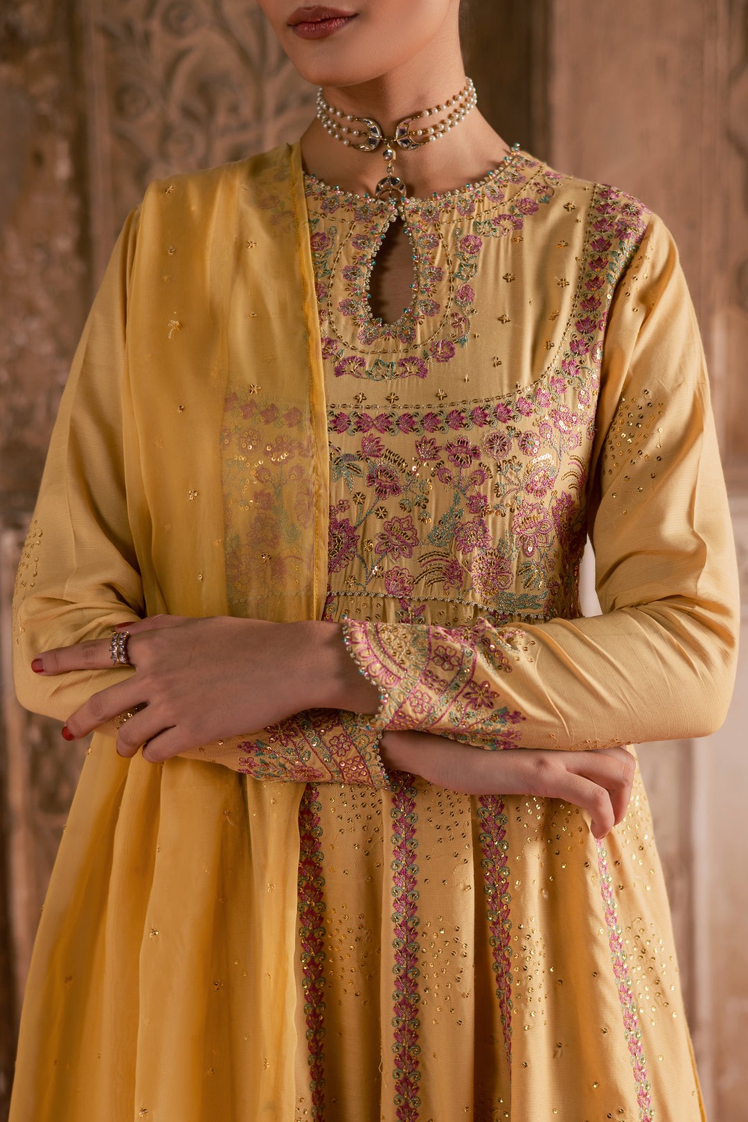 Lehar 3Pc- Festive Luxe Pret