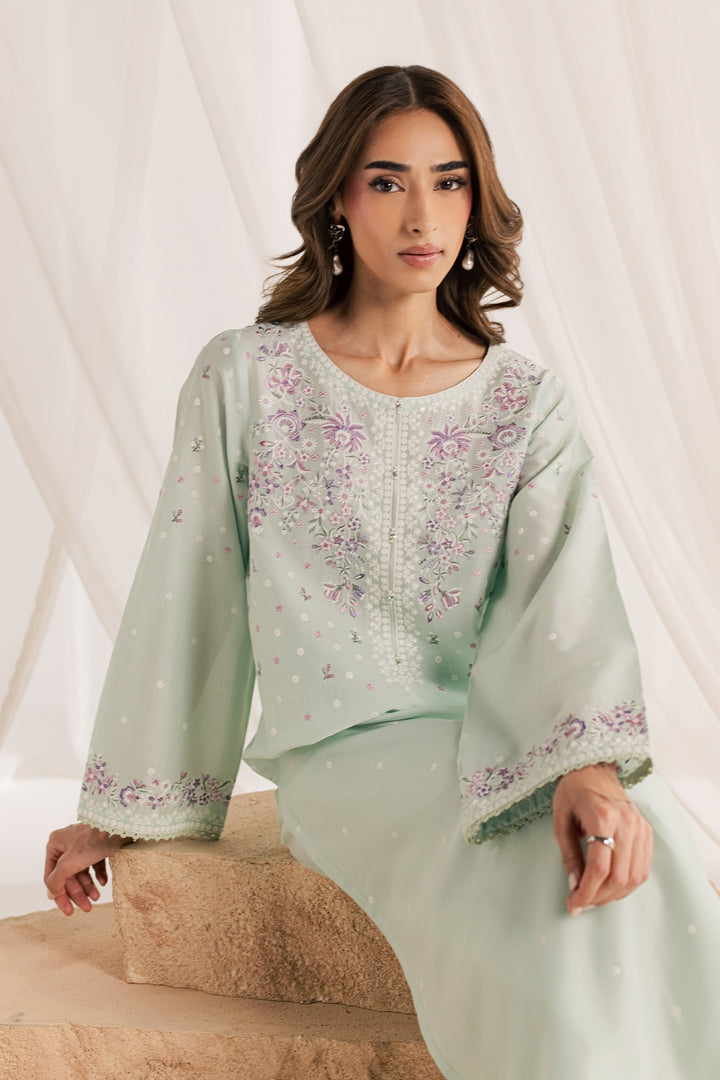 Pearl Harbor 2Pc - Embroidered Lawn Dress