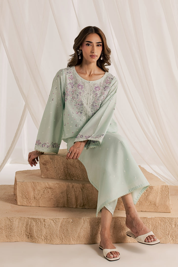 Pearl Harbor 2Pc - Embroidered Lawn Dress