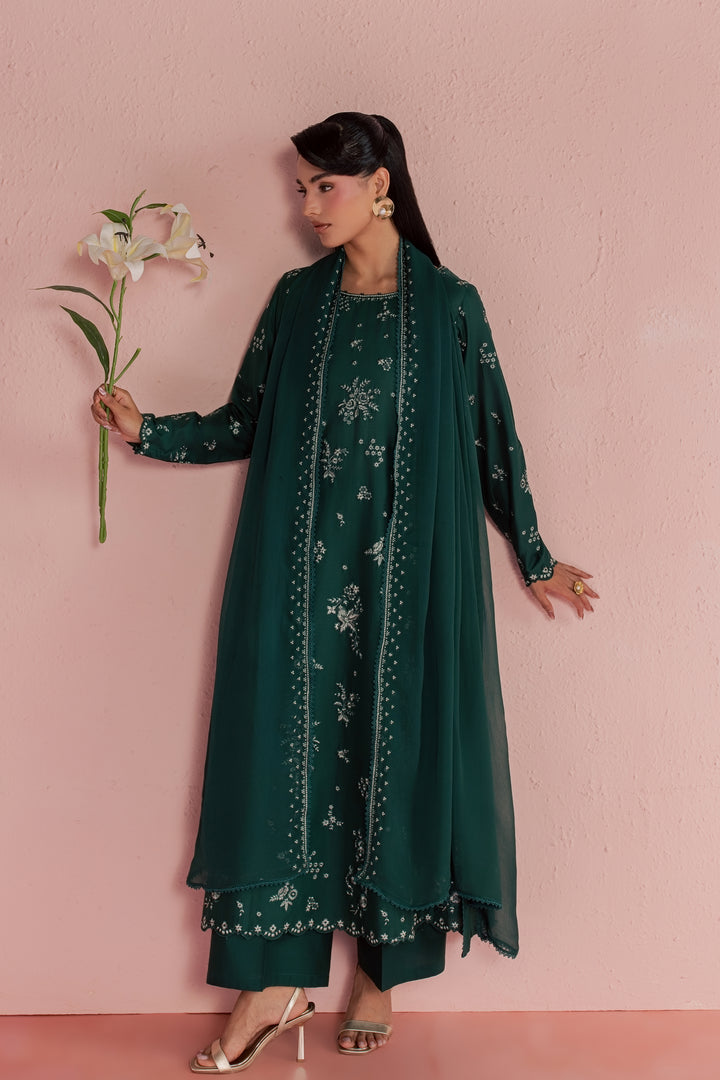 Raila 3Pc - Embroidered Lawn Dress