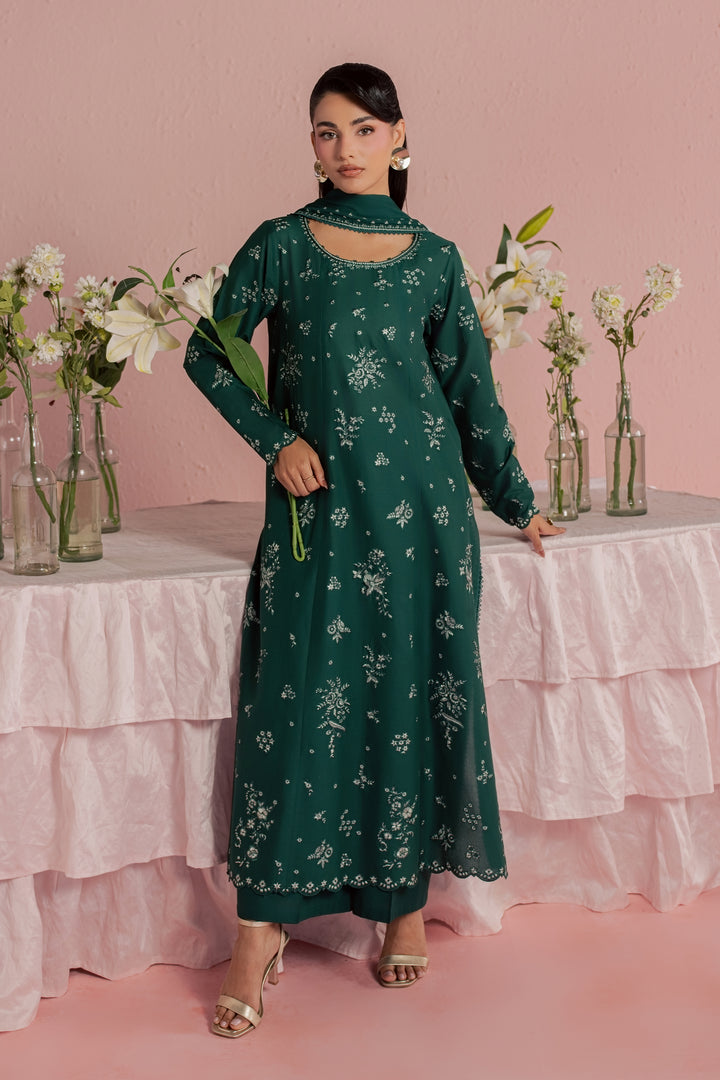 Raila 3Pc - Embroidered Lawn Dress