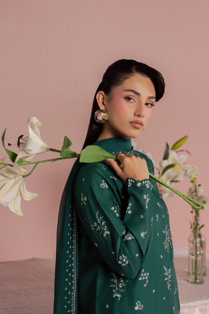 Raila 3Pc - Embroidered Lawn Dress