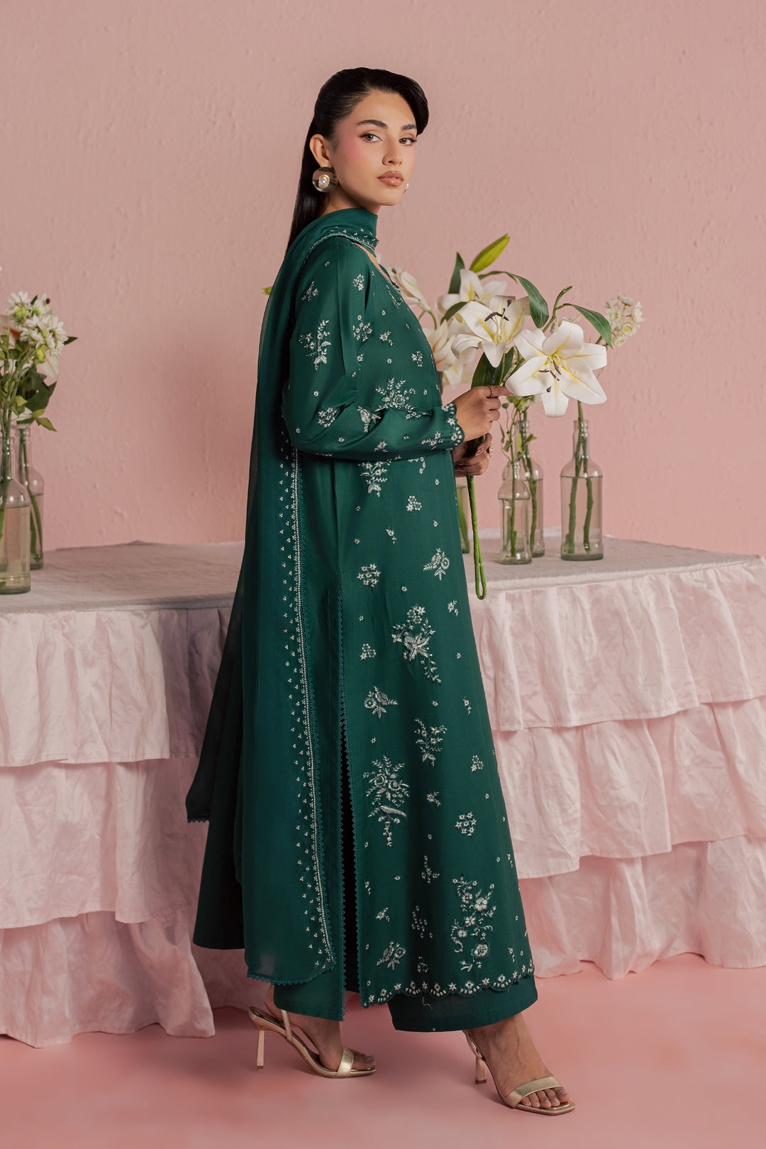 Raila 3Pc - Embroidered Lawn Dress