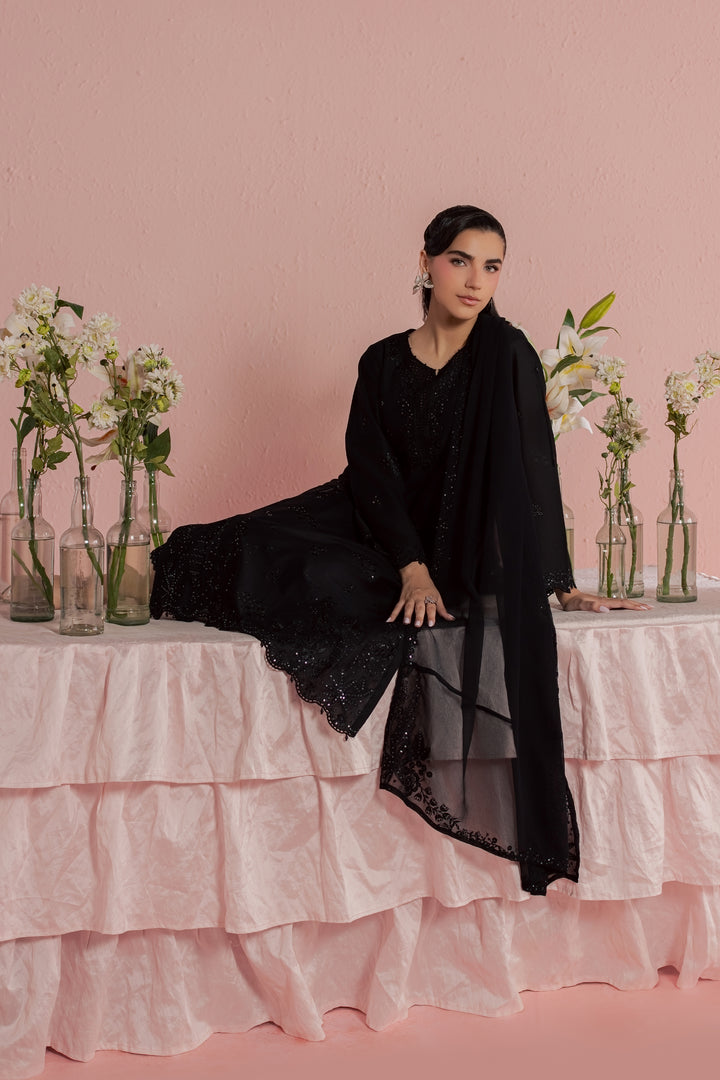 Surma 3Pc - Embroidered Lawn Dress