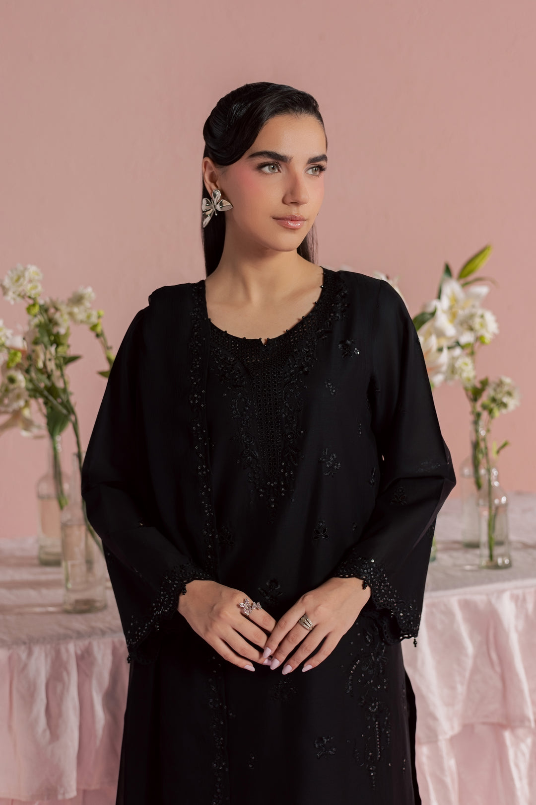 Surma 3Pc - Embroidered Lawn Dress