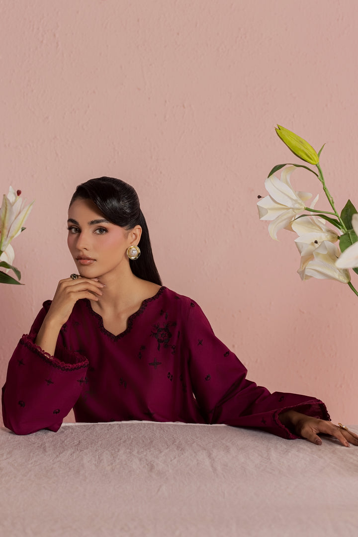 Helia 2Pc - Embroidered Lawn Dress