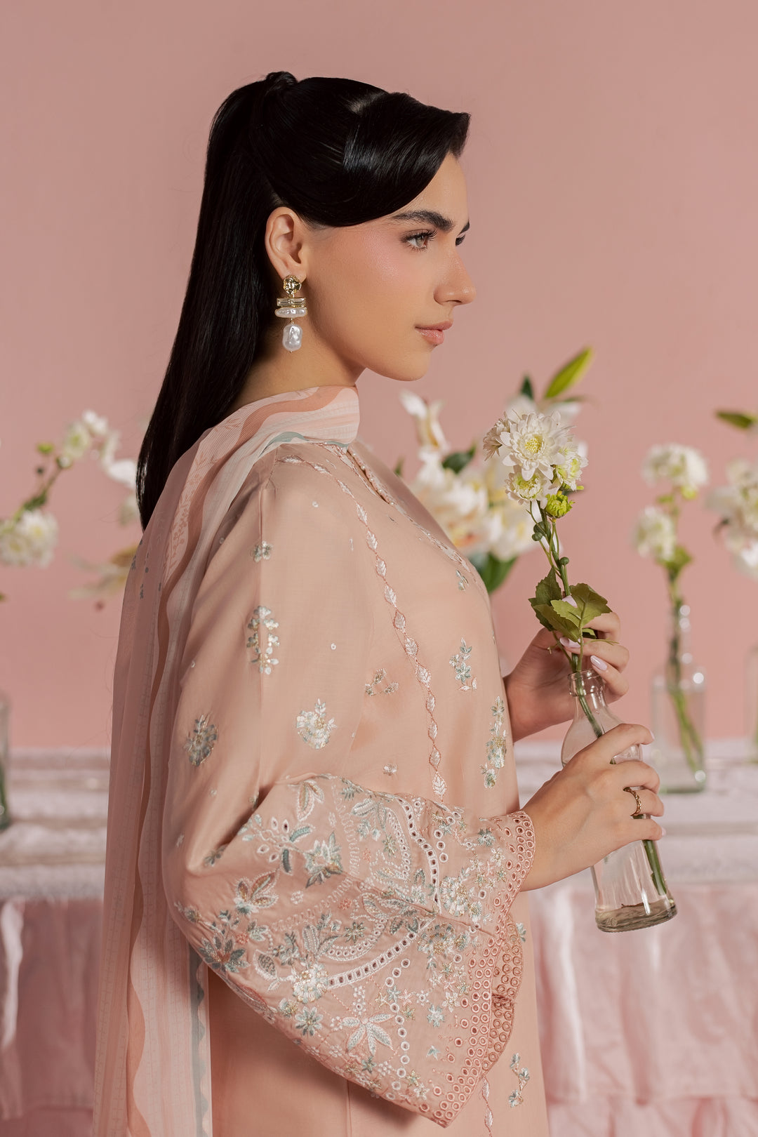 Saha 3Pc - Embroidered Lawn Dress