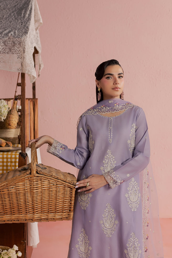 Coco Giselle 3Pc - Embroidered Lawn Dress