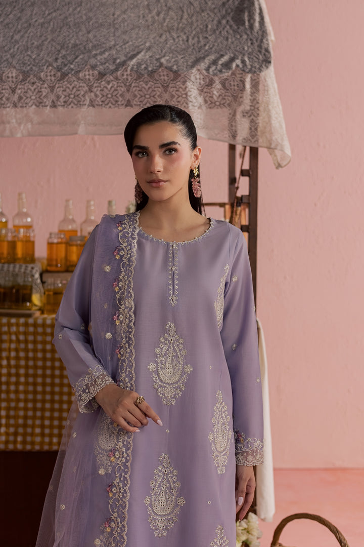 Coco Giselle 3Pc - Embroidered Lawn Dress