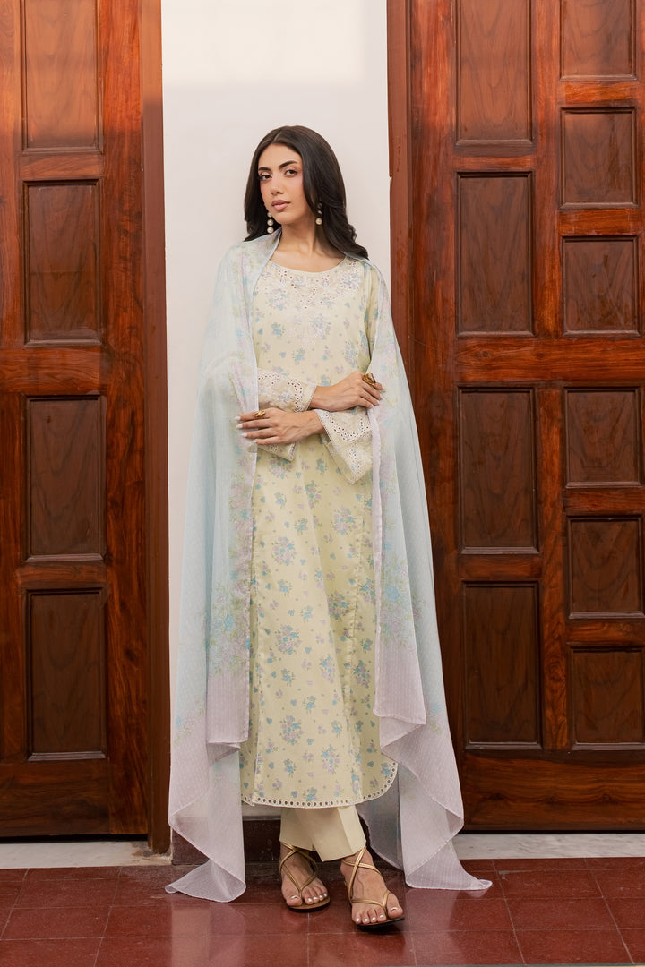 Armeen 3Pc - Printed Lawn Dress
