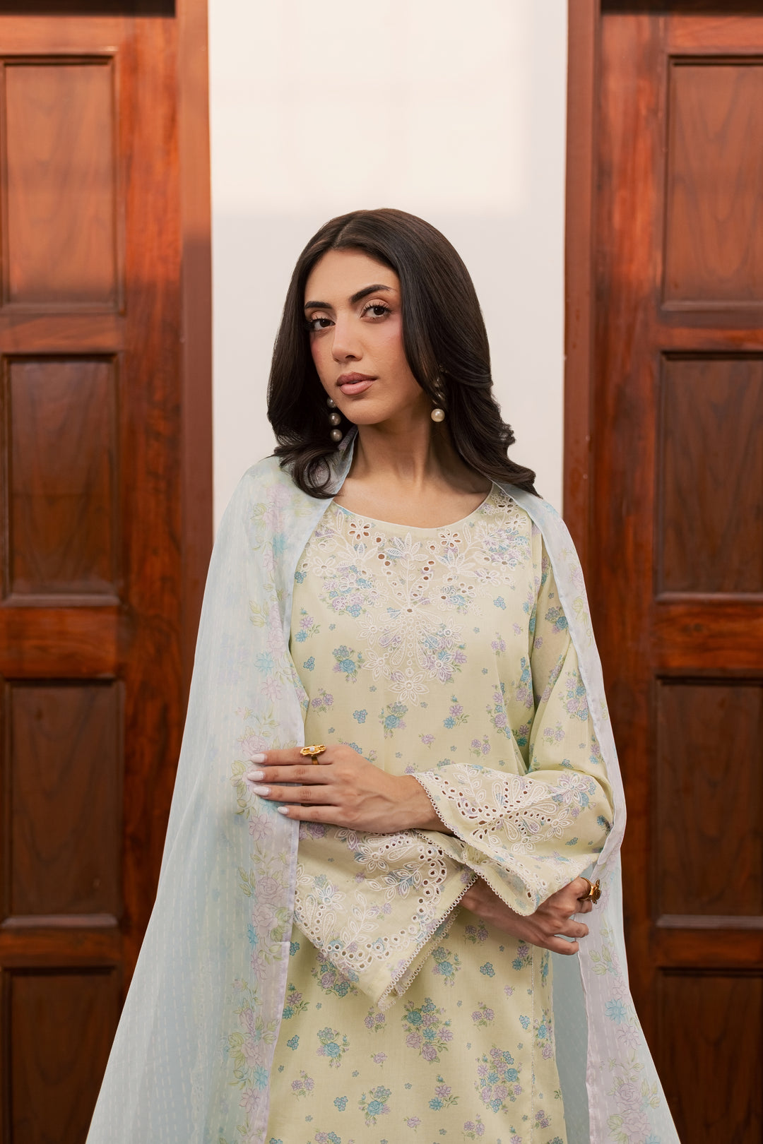 Armeen 3Pc - Printed Lawn Dress
