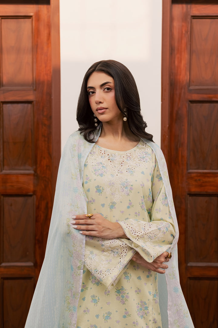 Armeen 3Pc - Printed Lawn Dress