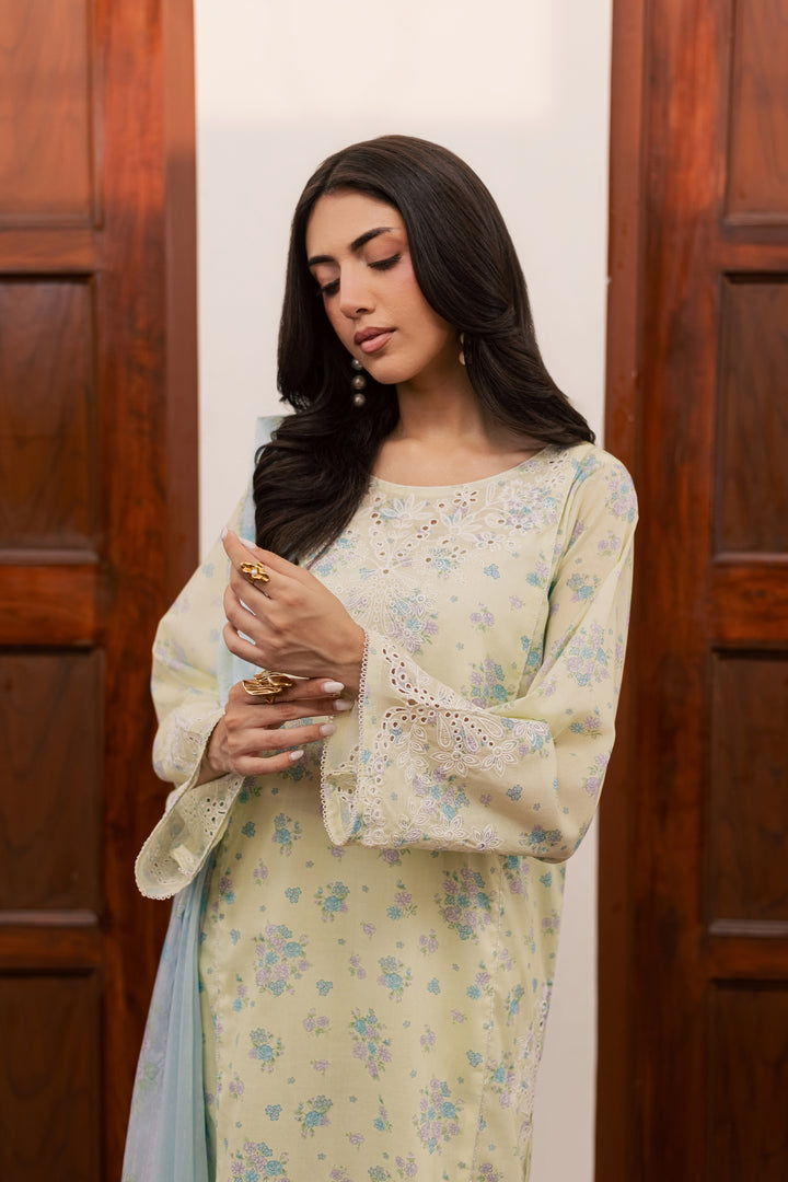 Armeen 3Pc - Printed Lawn Dress