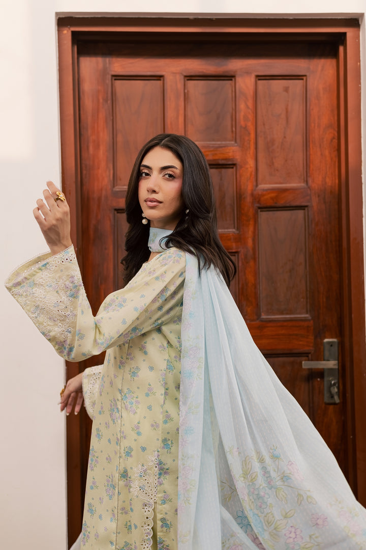 Armeen 3Pc - Printed Lawn Dress