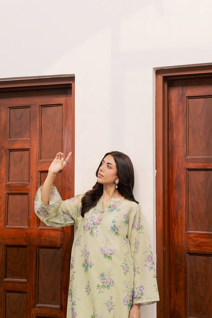 Steffi 2Pc - Printed Lawn Dress