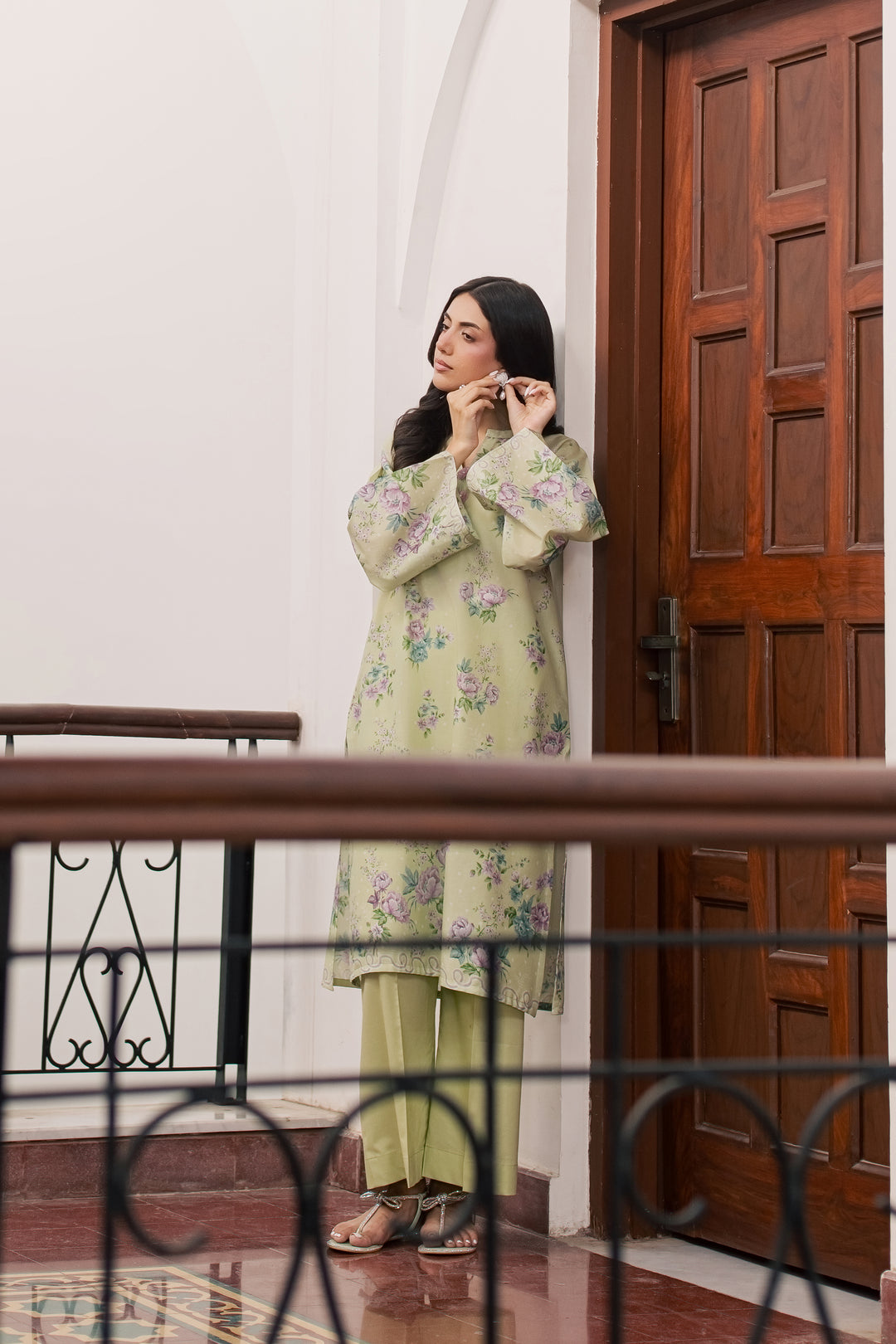 Steffi 2Pc - Printed Lawn Dress