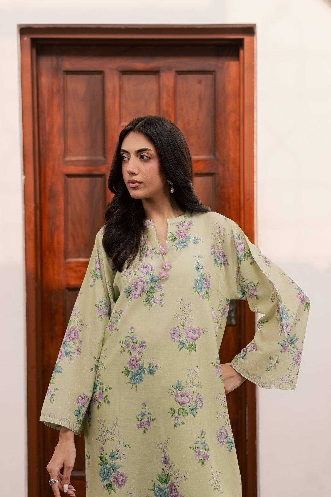 Steffi 2Pc - Printed Lawn Dress