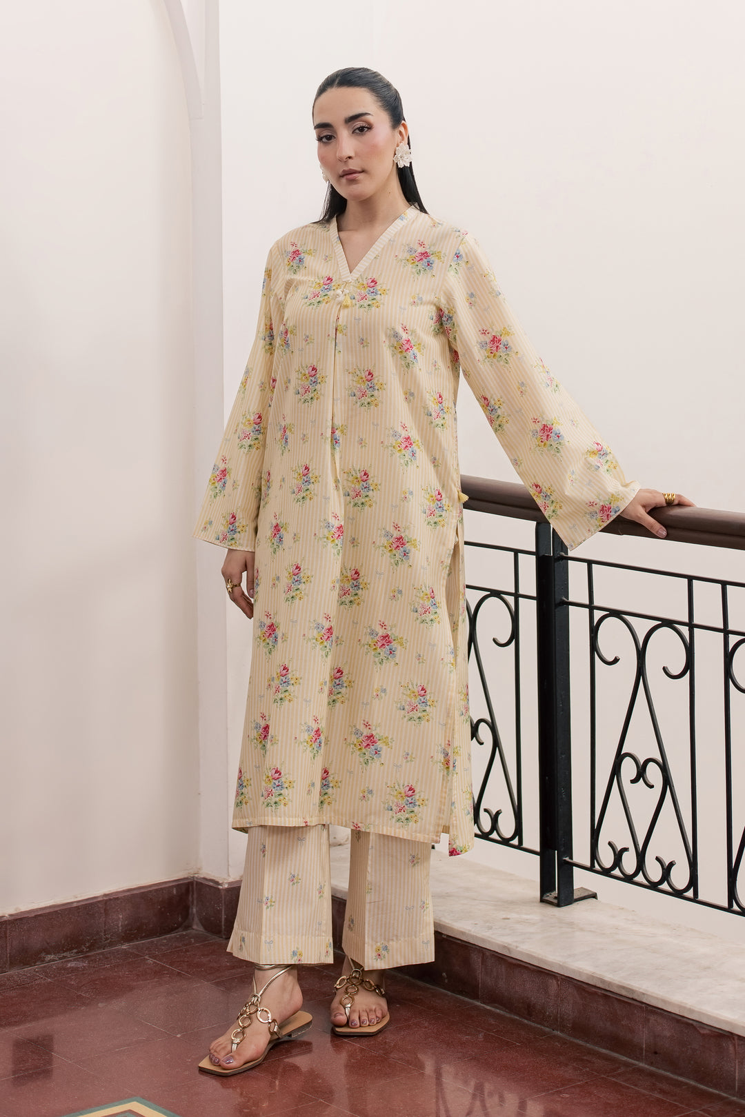 Sid 2Pc - Printed Lawn Dress