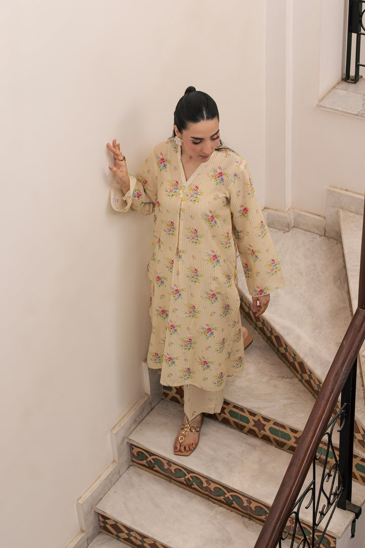 Sid 2Pc - Printed Lawn Dress